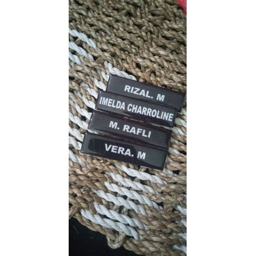 Jual Name Tag Rasin (nama dada) | Shopee Indonesia