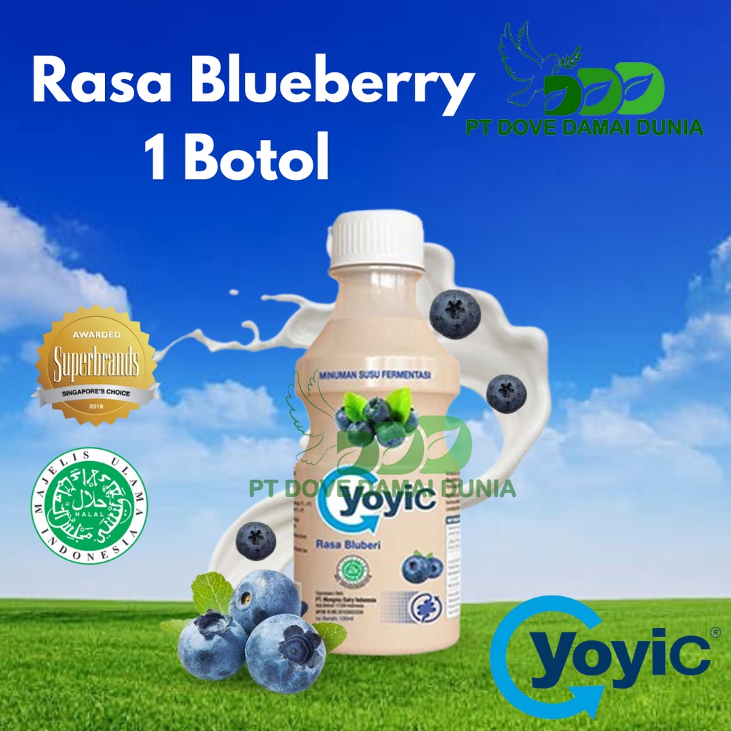 Jual 1 Botol Yoyic Minuman Susu Fermentasi Susu Probiotik 130ml Shopee Indonesia 2158