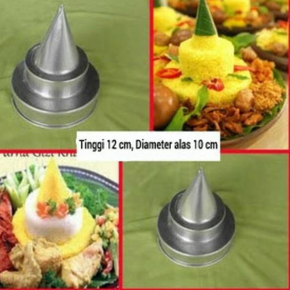 Jual [95] Cetakan Nasi Tumpeng Mini Susun 3 Kerucut Bulat Kotak Model