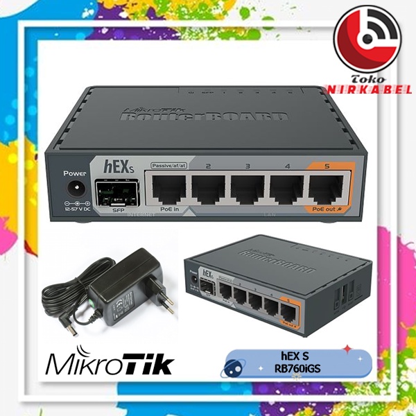 Jual MikroTik hEX S RB760iGS | RB 760 iGS | RB760 iGS | Shopee Indonesia