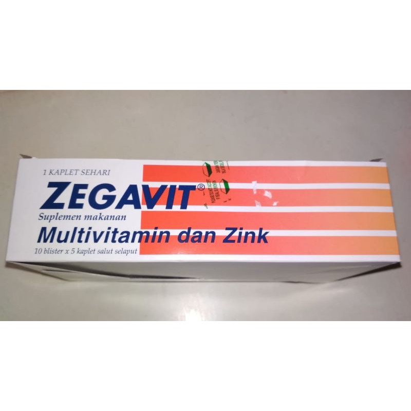 Jual Zegavit Multivitamin dan Zink HARGA PERSTRIP | Shopee Indonesia