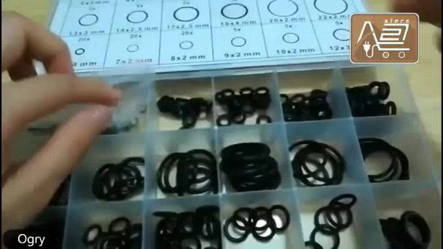 Jual 1 Box Isi 225 PCS Karet Rubber O Ring Seal Tightening 225 Pcs ...