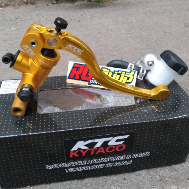 Jual Master Rem Kanan Ktc Kytaco Small Radial Nb Gold Emas Kuning Original Universal Shopee