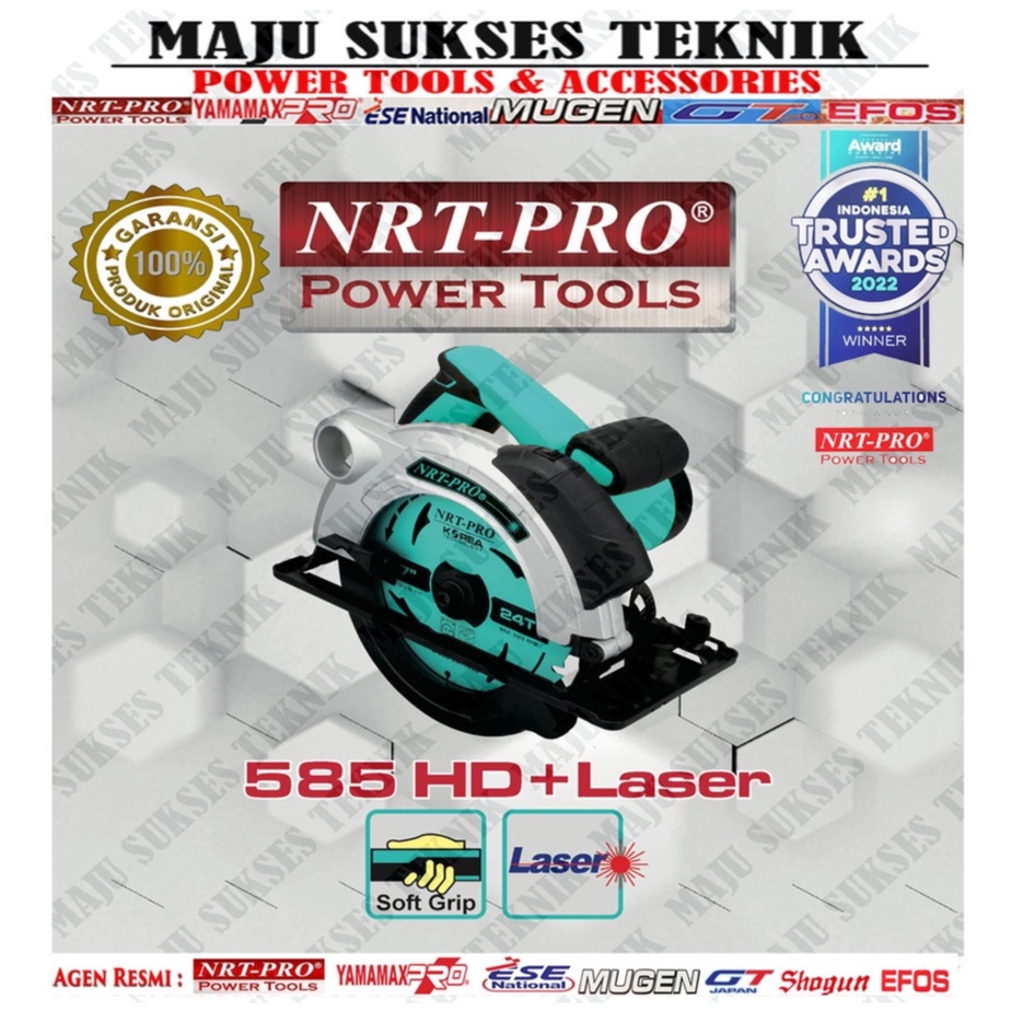 Jual Nrt Pro Hd Circular Saw Heavy Duty Laser Pointer Mesin Gergaji Listrik Nrt Pro