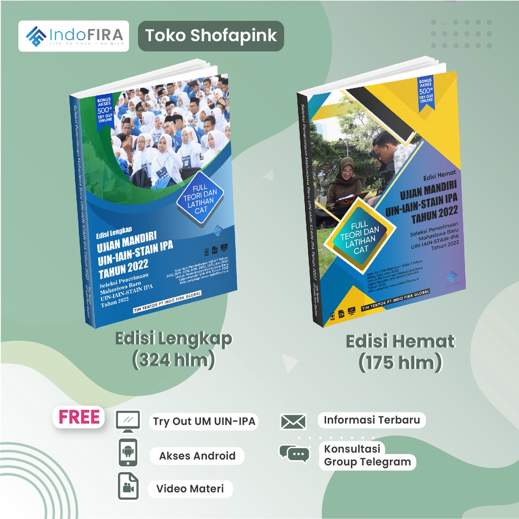 Jual Buku Latihan Soal Dan Pembahasan Ujian Mandiri Uin Iain Stain Ipa