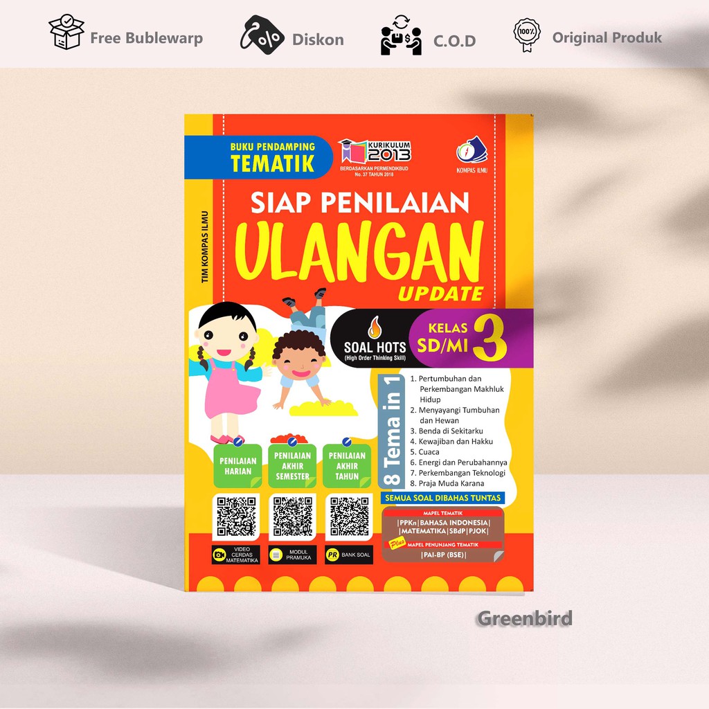 Jual Buku Sekolah: SD/MI SIAP ULANGAN KELAS 3 TEMATIK | Shopee Indonesia