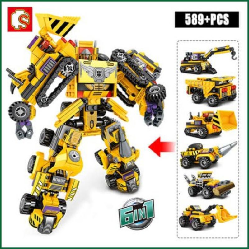 Jual Mainan Lego Sembo Blok Kontruksi / Lego Sembo Blok 6in 1 ( satuan ...