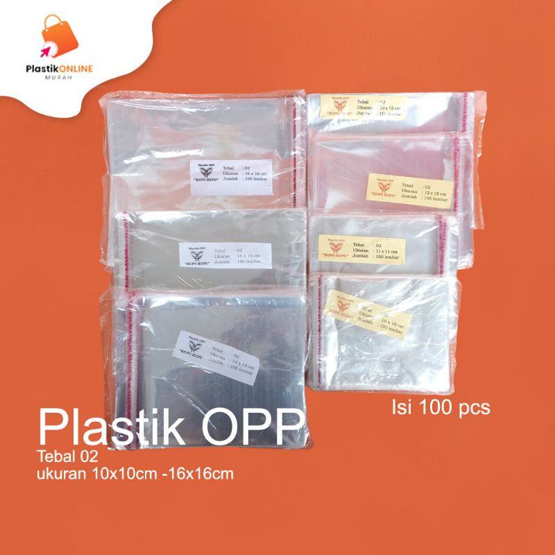 Jual Plastik Opp Seal Tebal 18 Micron Plastik Kue Shopee Indonesia 9919