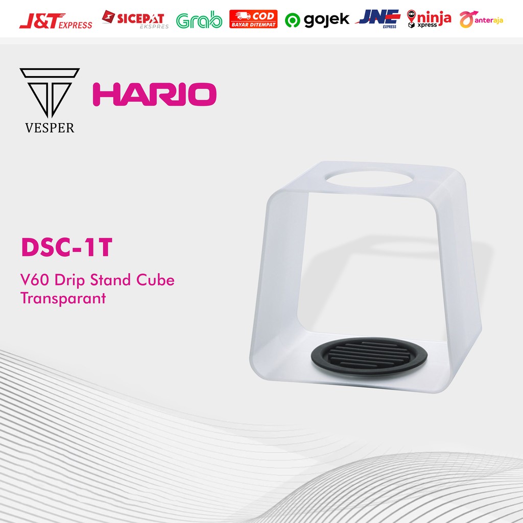 Jual Hario V60 Drip Stand Cube Transparant DSC-1T | Shopee Indonesia