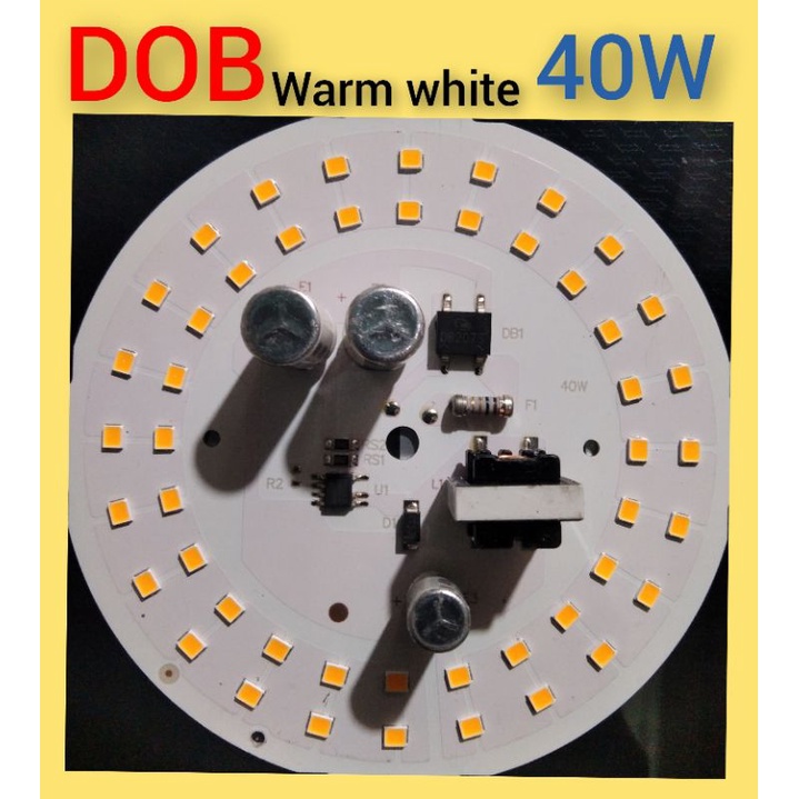 Jual PCB LED AC DOB 40W D-100mm WARM WHITE/KUNING | Shopee Indonesia