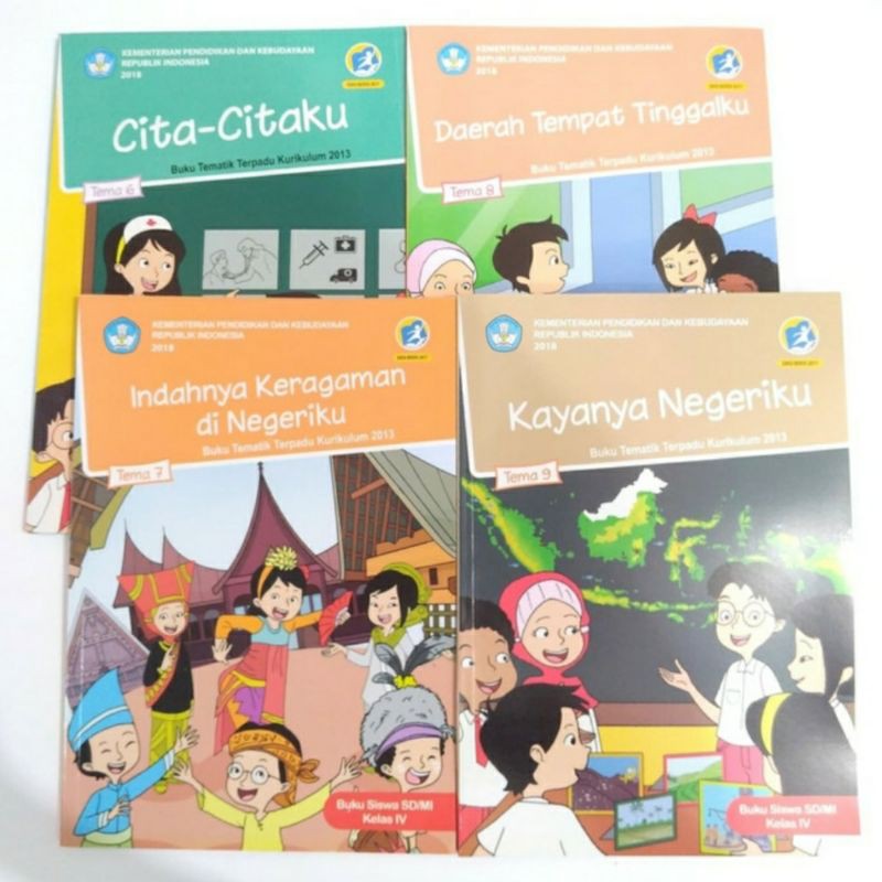 Jual BUKU TEMATIK SD PAKET KELAS 4 TEMA 6789 | Shopee Indonesia