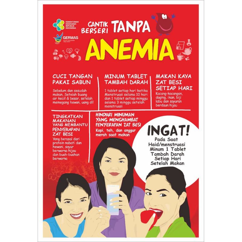 Jual Poster Anemia Remaja Shopee Indonesia 