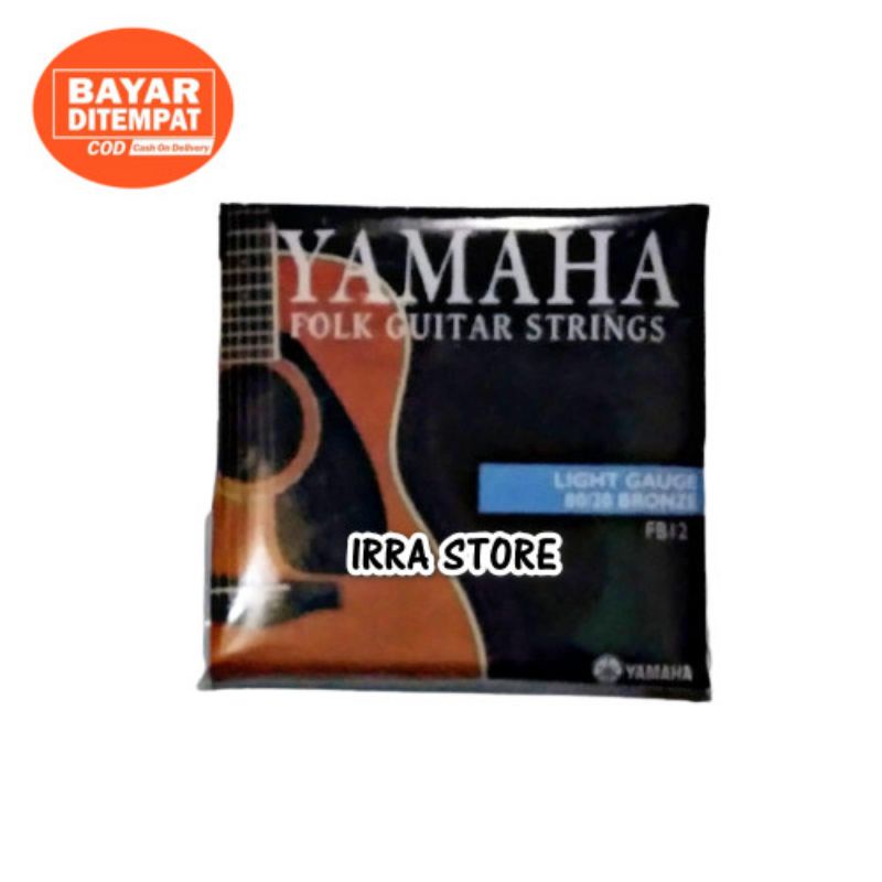 Jual Senar Gitar Akustik Elektrik Yamaha Lokal Set Ukuran Irra Store Shopee Indonesia