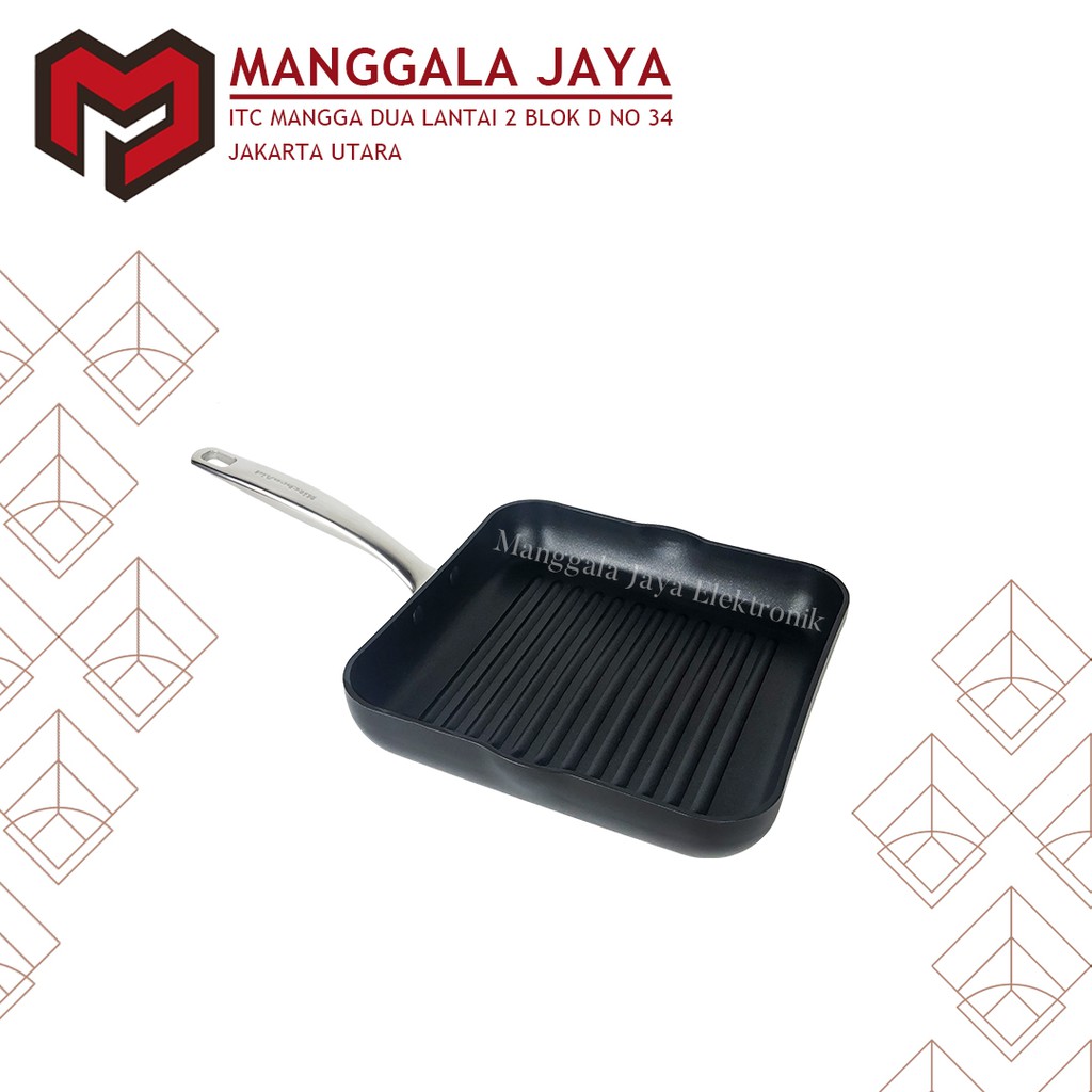 Jual KitchenAid Induction Square Grill Pan 26 cm CW001980-002 ...