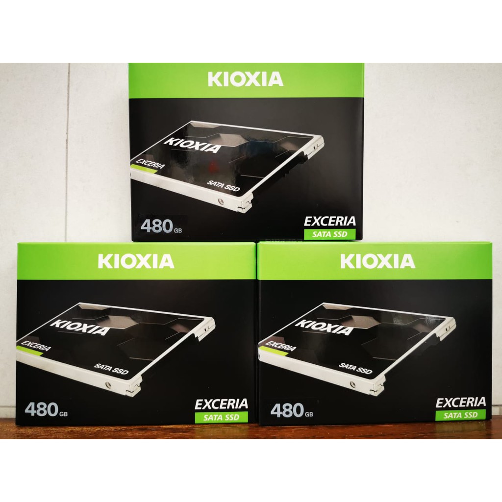 Jual SSD KIOXIA Exceria SATA III 480Gb 555mb ORIGINAL | Shopee