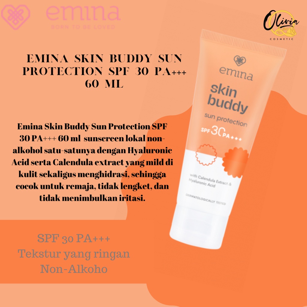 Jual Emina Skin Buddy Sun Protection SPF 30 PA+++ 60 ml Shopee Indonesia