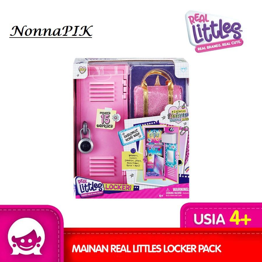  REAL LITTLES - Collectible Micro Locker with 15 Stationary  Surprises Inside! (25263)