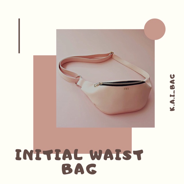 Jual Waist Bag Tas Inisial Tas Nama Tas Cantik Tas Punggang Shopee