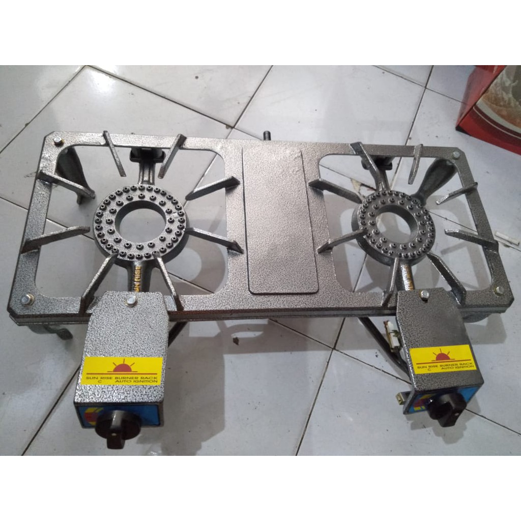 Jual Kompor gas sun rise 201 tungku 2 jenis kompor low pressure kompor
