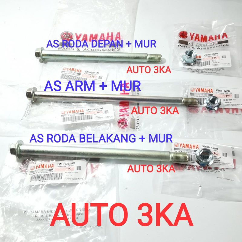 Jual Mur As Roda Depan Belakang As Arm Rxking Rxs Rxk Rx King Original Shopee Indonesia