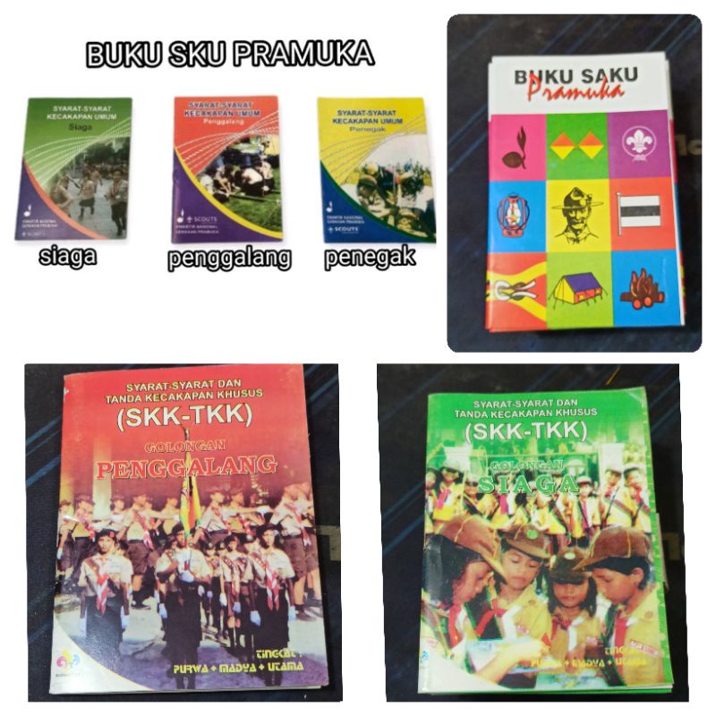 Jual Buku Sku Skk Tkk Pramuka Siaga Penggalang Penegak Buku