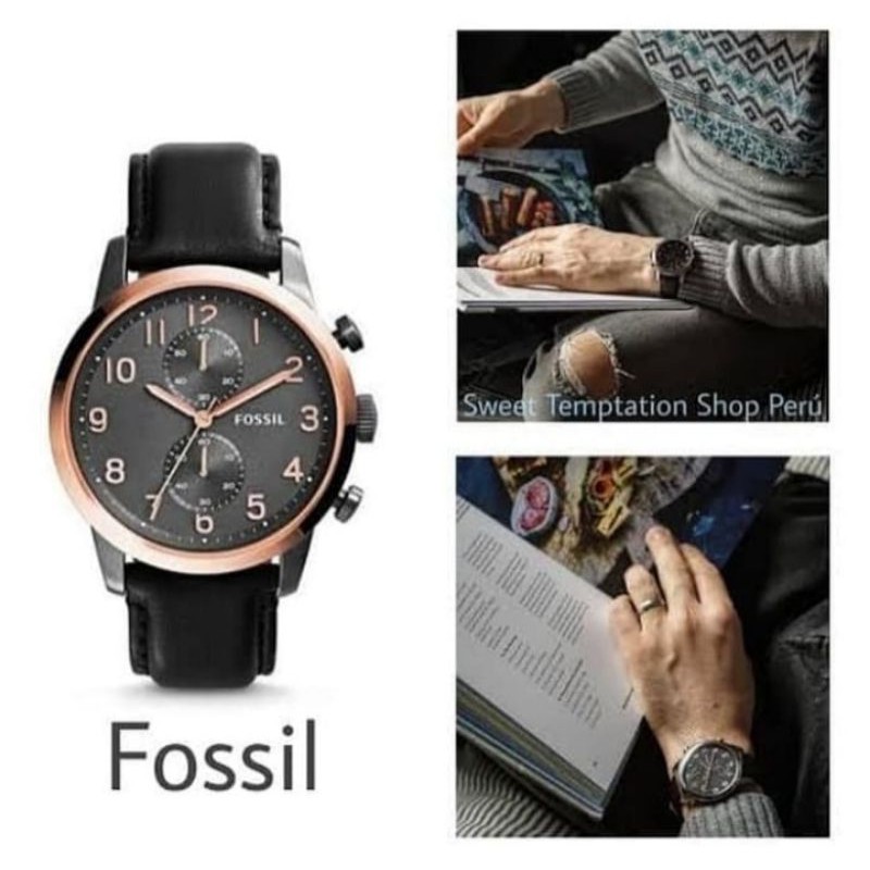 Jual Jam Tangan Merek Fossil TownsMan FS4935 FS 4935 Kulit Original 4 ...