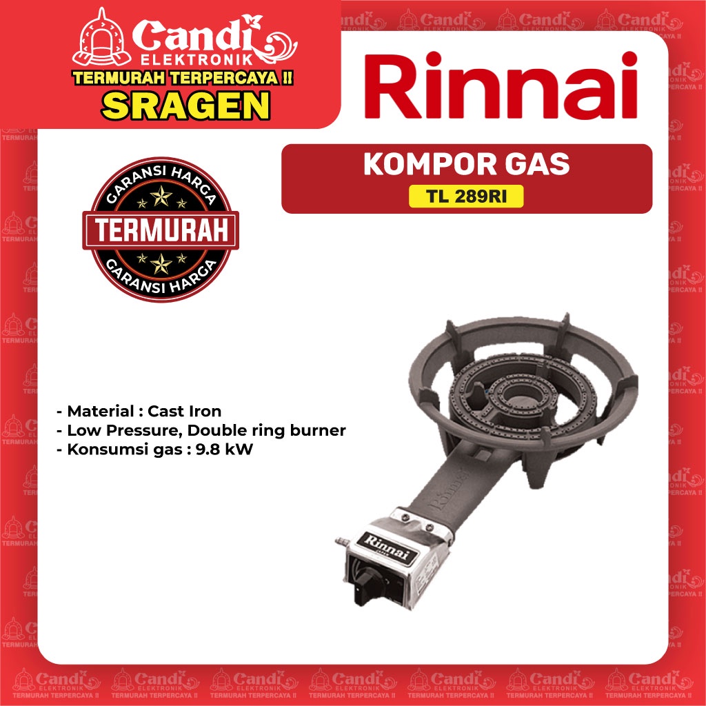 Jual Rinnai Kompor Gas Komersil Tl Ri Shopee Indonesia