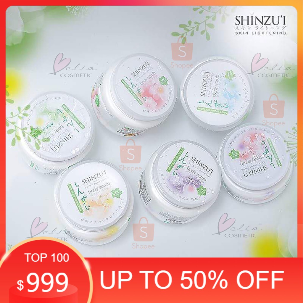 Jual Shinzui Body Scrub 120 g (Kecil) & 200g (Besar) Lulur Badan Shinzu ...