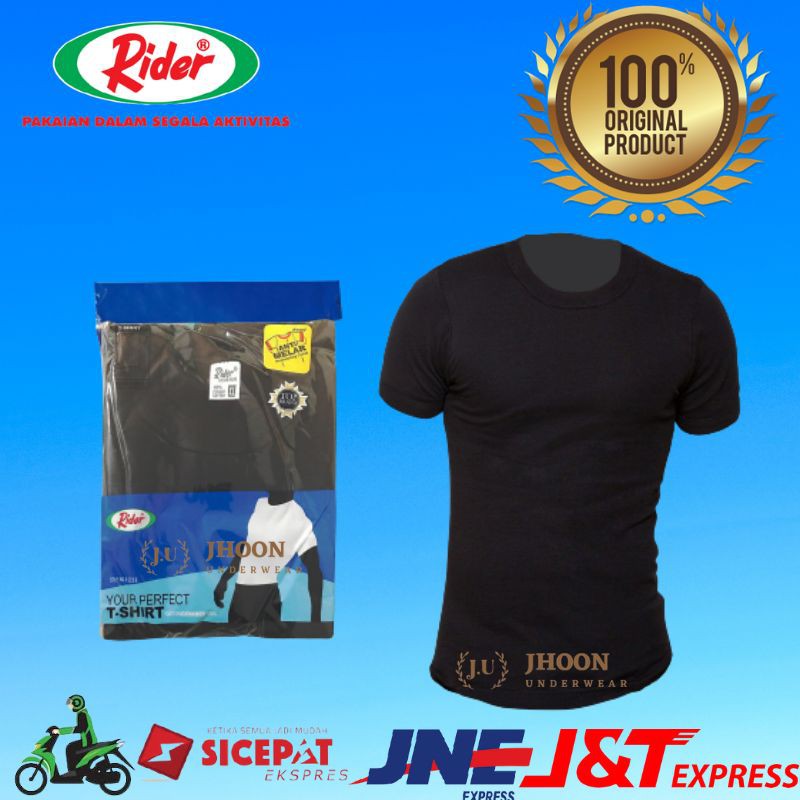 Jual kaos pria RIDER R223B ( O-NEK ) 100% produk original ( POLOS ANTI ...
