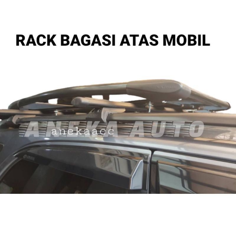 Jual Paket Rack Bagasi Atas Mobil Kaki Bagasi Platinum Jepit Roof