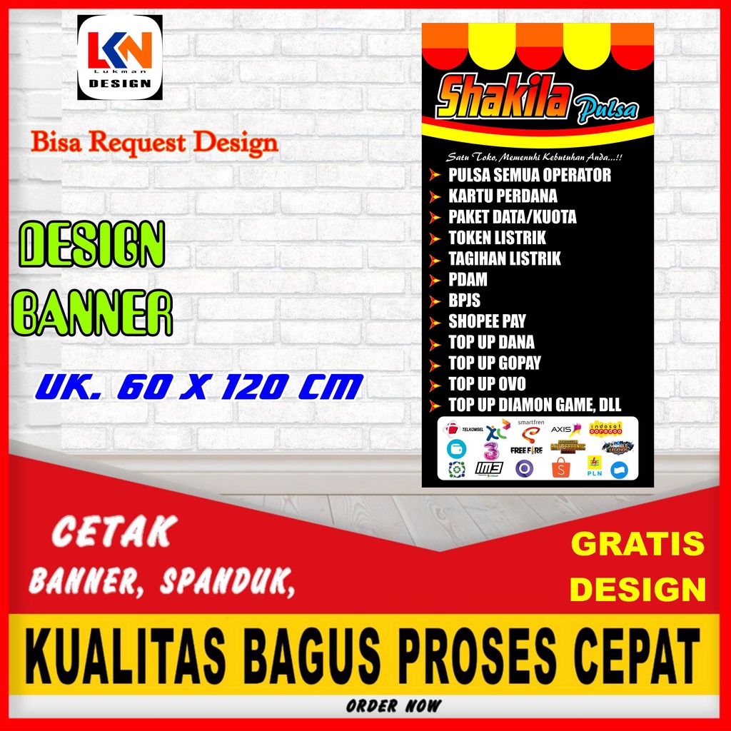 Jual Banner Spanduk Konter | Shopee Indonesia