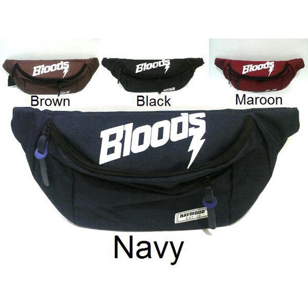 Jual tas pria waistbag bloods Murah Shopee Indonesia