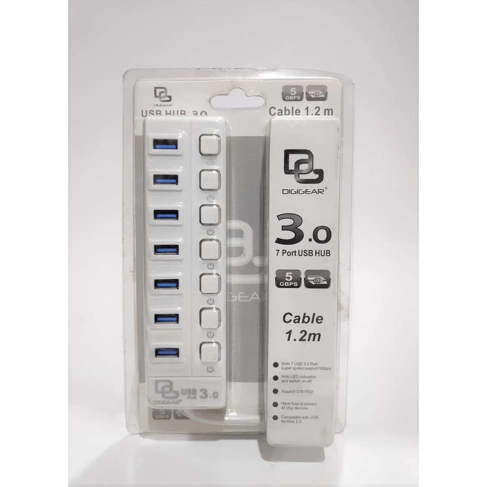 Jual USB HUB DIGIGEAR USB 3.0 7port dan 4port | Shopee Indonesia