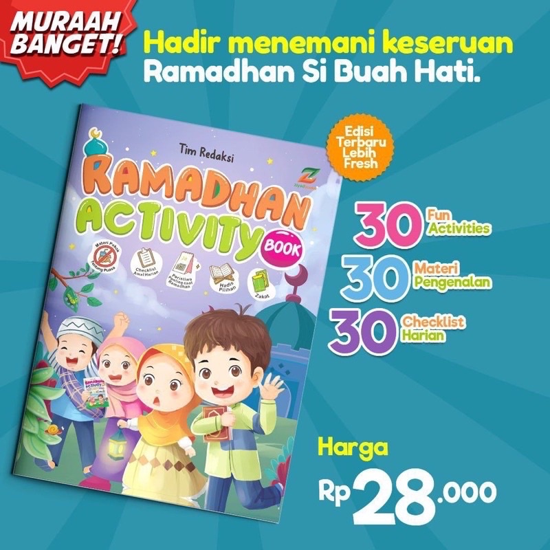 Jual buku aktivitas ramadhan ramadhan activity book versi terbaru ziyad ...