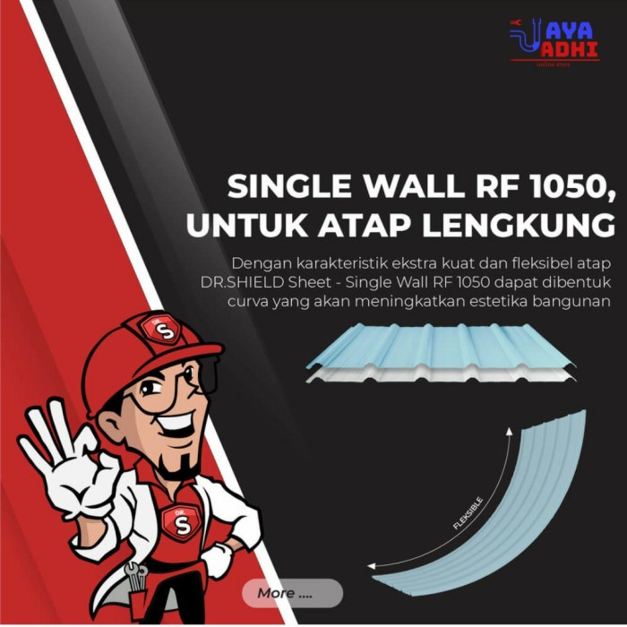 Jual Atap Upvc Dr Shield Single Wall Kanopi Dingin Rooftop Formax Shopee Indonesia