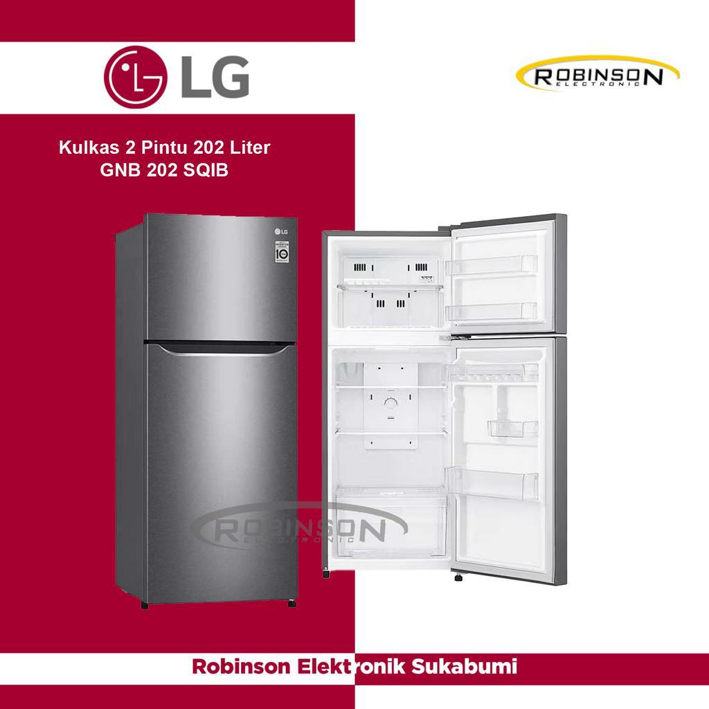 Jual Kulkas 2 Pintu LG GNB 202 SQIB 187 Liter | Shopee Indonesia