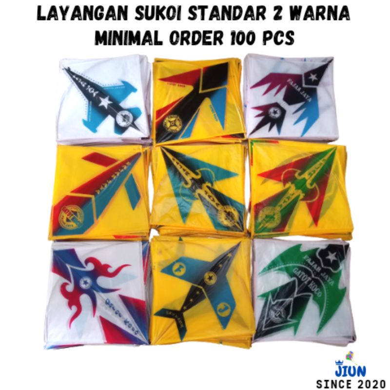 Jual Grosir Layangan Sukoi Standar isi 100 PCS | Shopee Indonesia