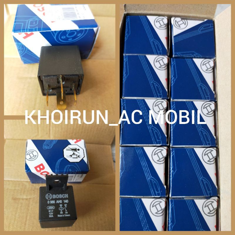 Jual Relay Rellay Riley Reli Bosh 12bolt 4pin Baru Shopee Indonesia
