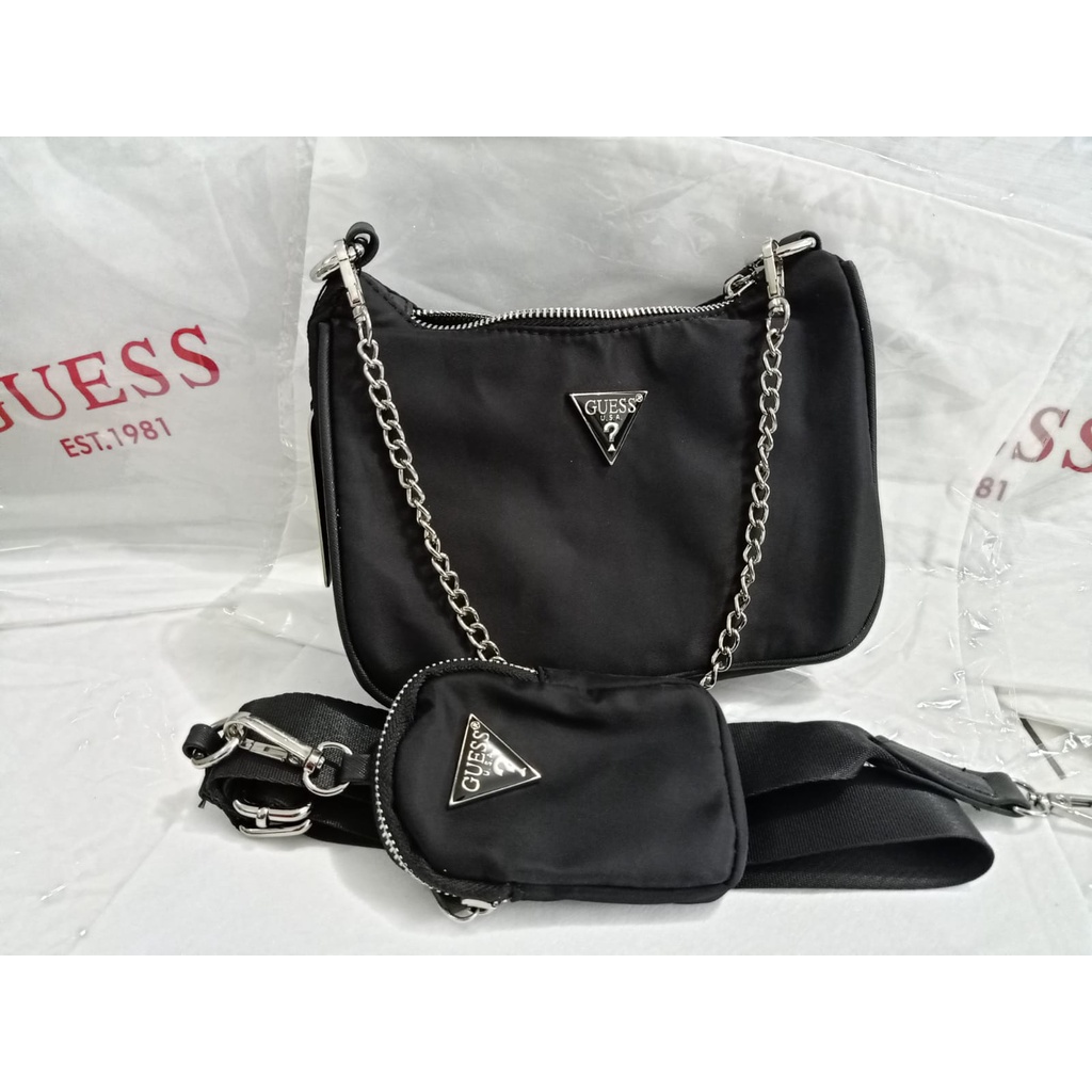 Jual TERBARU GUESS3S TAS WANITA SLEMPANG, SLING BAG