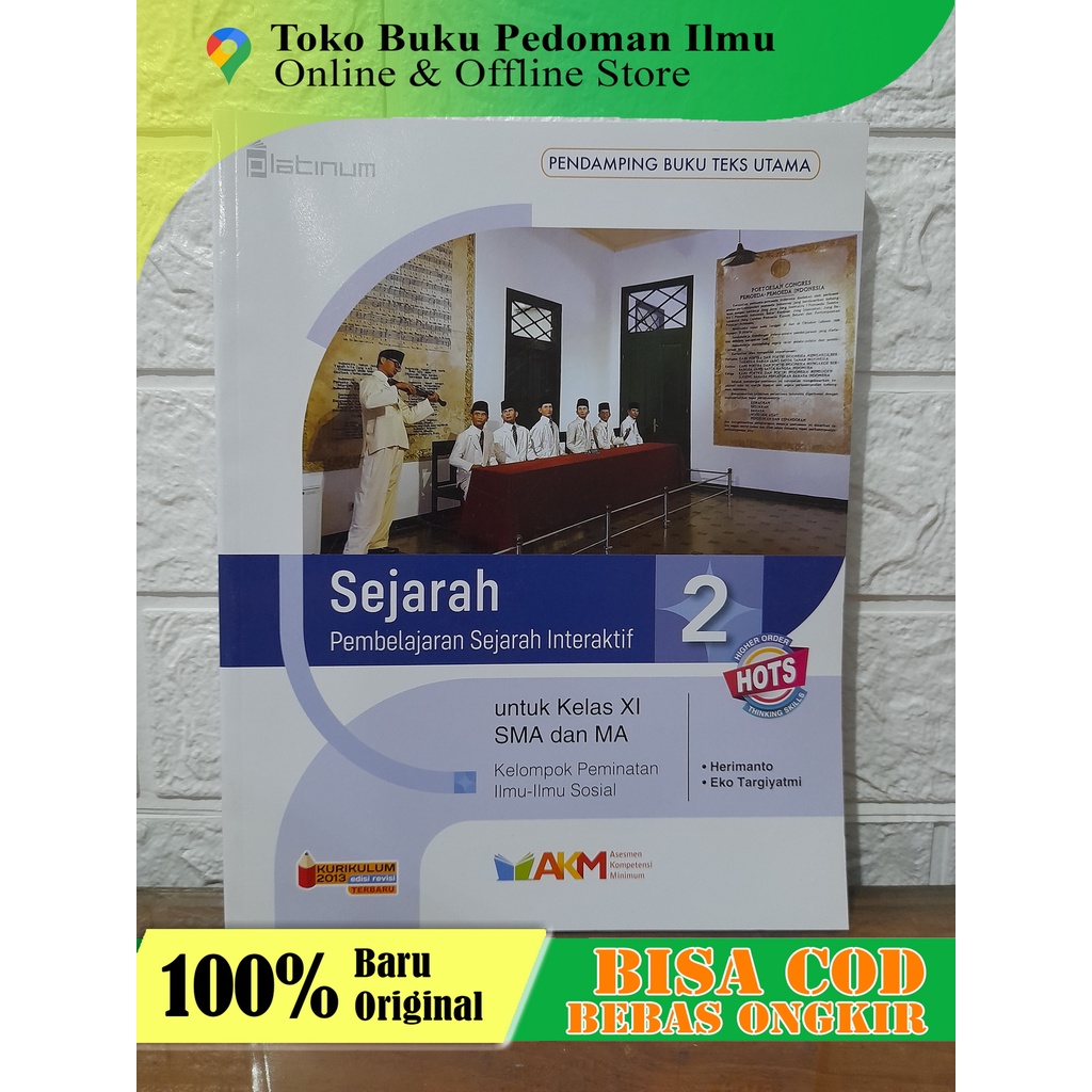 Jual Sejarah Pembelajaran Sejarah Interaktif 2 SMA Peminatan Platinum ...