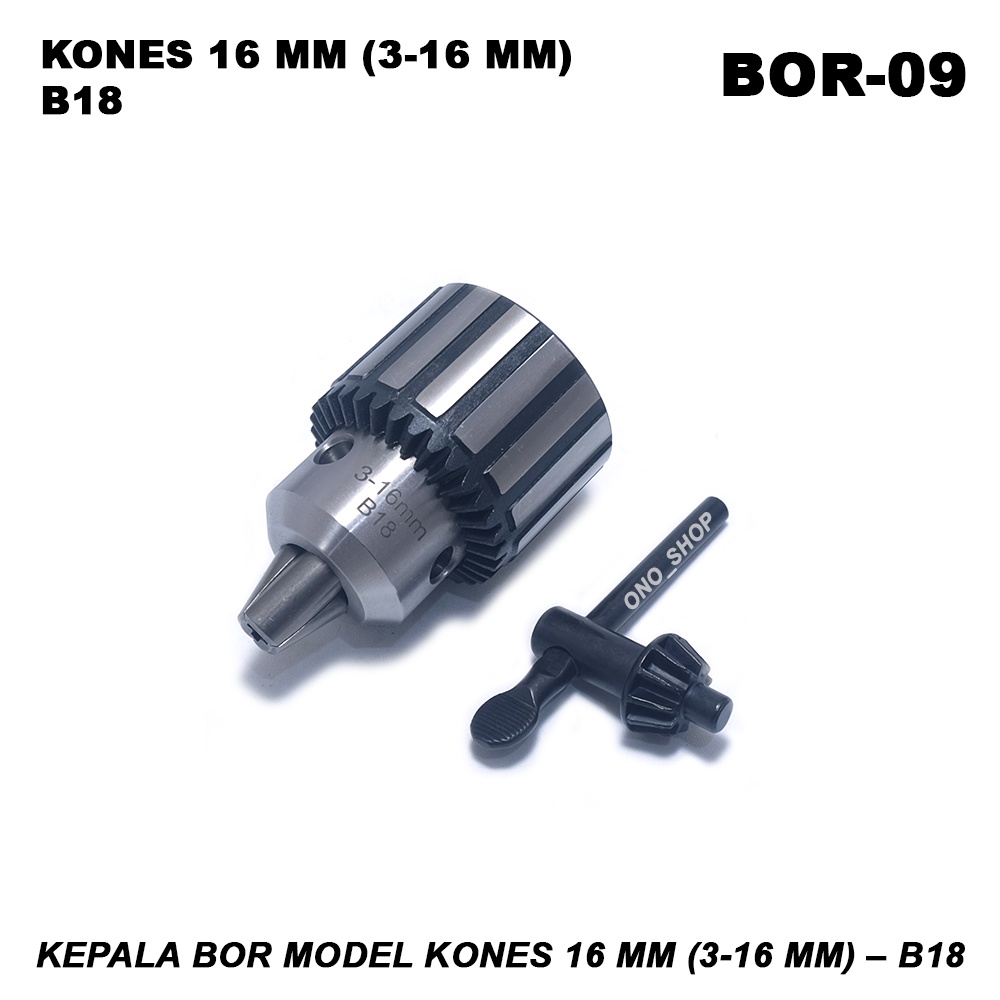 Jual Kepala Bor Model KONES 16 mm (3-16 mm) – B18 | Shopee Indonesia