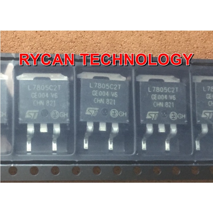 Jual LM7805 5V L7805 7805 SMD L7805CD2T TO263 Voltage Regulator IC ...