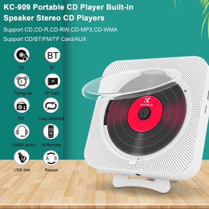 Jual DVD VCD MP3 KPop BTS Media Player Portable Bluetooth | Shopee ...