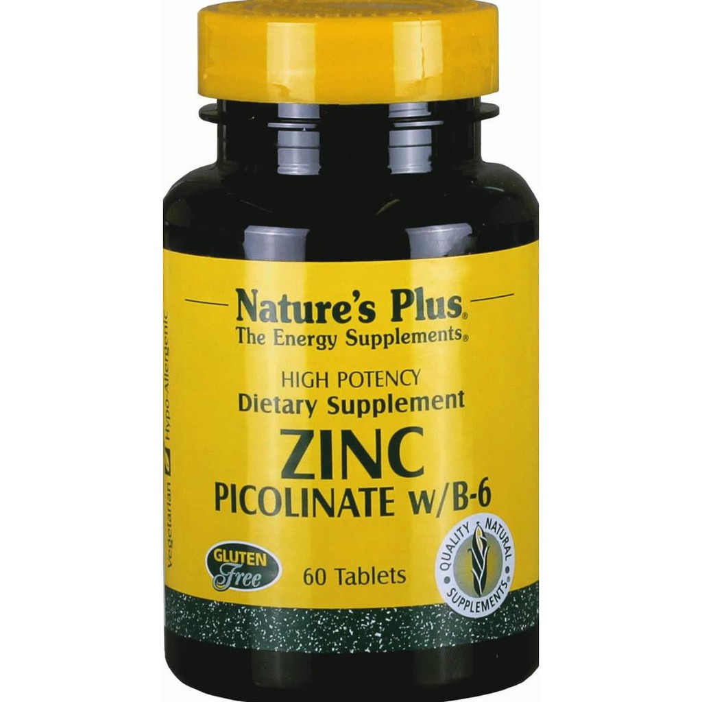 Jual NATURE PLUS ZINC PICOLINATE WITH B6 (60 TABLETS) Shopee Indonesia
