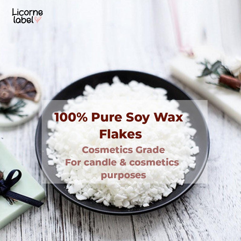 Jual Elie Moise Natural Eco Soy Wax Flakes Premium Soy Candle Raw Lilin