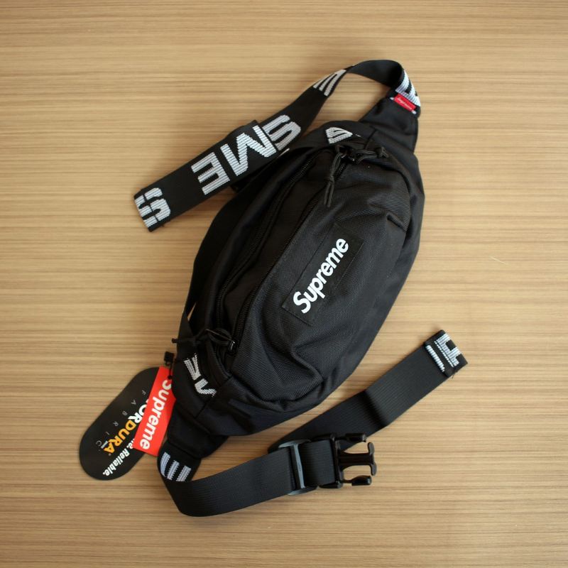 Jual SALE Tas waistbag SUPREME SS18 PREMIUM QUALITY selempang mini font slingbag Shopee Indonesia
