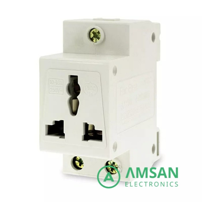 Jual Stop Kontak Din Rail AC30 Universal 10A-16A 250V | Shopee Indonesia