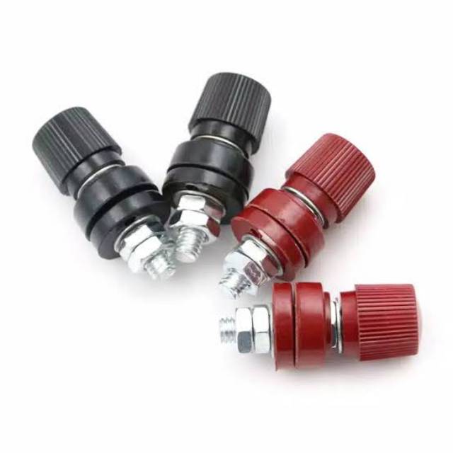 Jual Binding Post 333 Contra DC 1Set Bindingpost 6mm Terminal DC Merah ...
