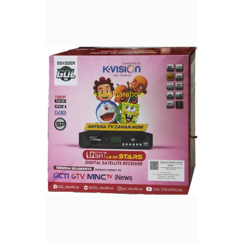 Jual Receiver Parabola LGSAT STARS Star Gardiner Ottimo include voucher