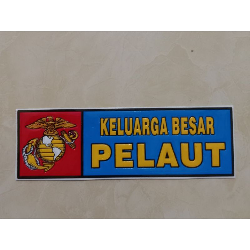 Jual STIKER EMBOS KELUARGA BESAR PELAUT/STIKER MARINIR | Shopee Indonesia